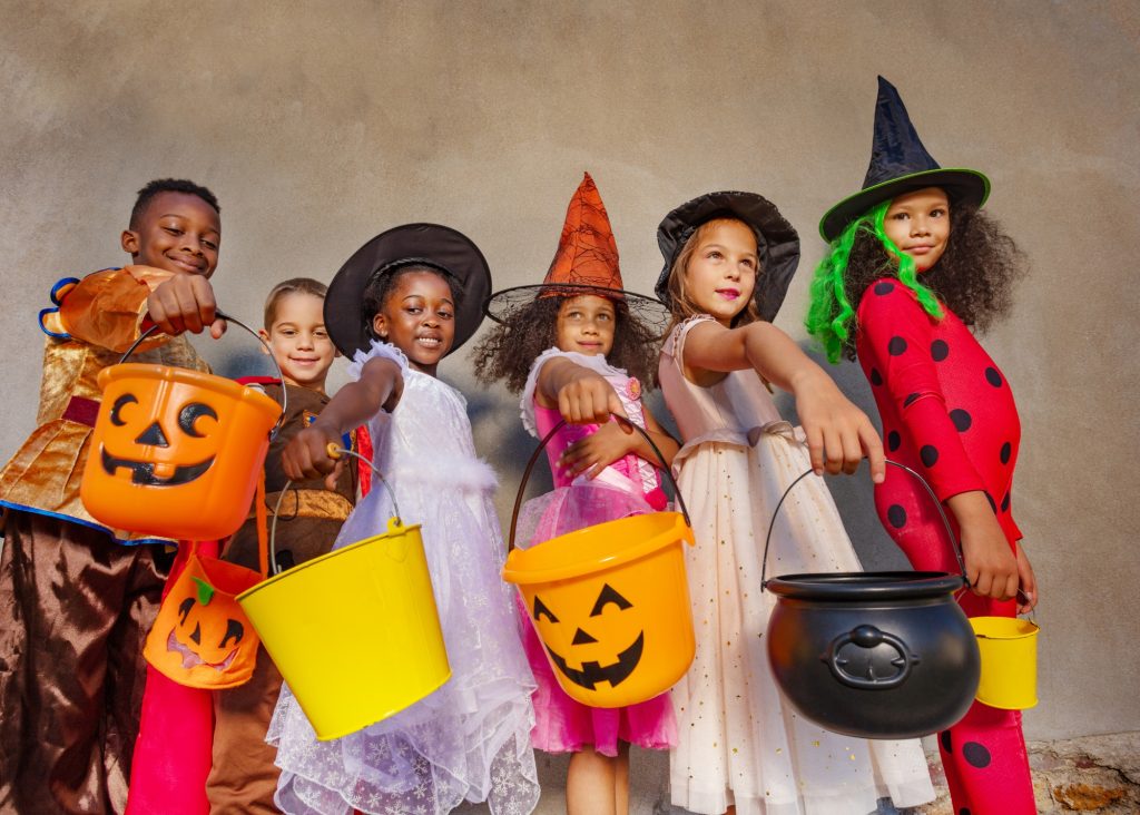 Trick-or-Treating with Children of Different Ages - Sky Laark Designs